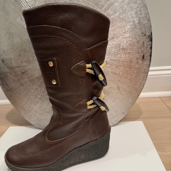 Burberry Leather Boots - Picture 1 of 8